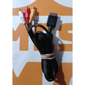 Sony PlayStation OEM Official RCA AV Audio/Video Cable Cord PS1 PS2 PS3 TESTED